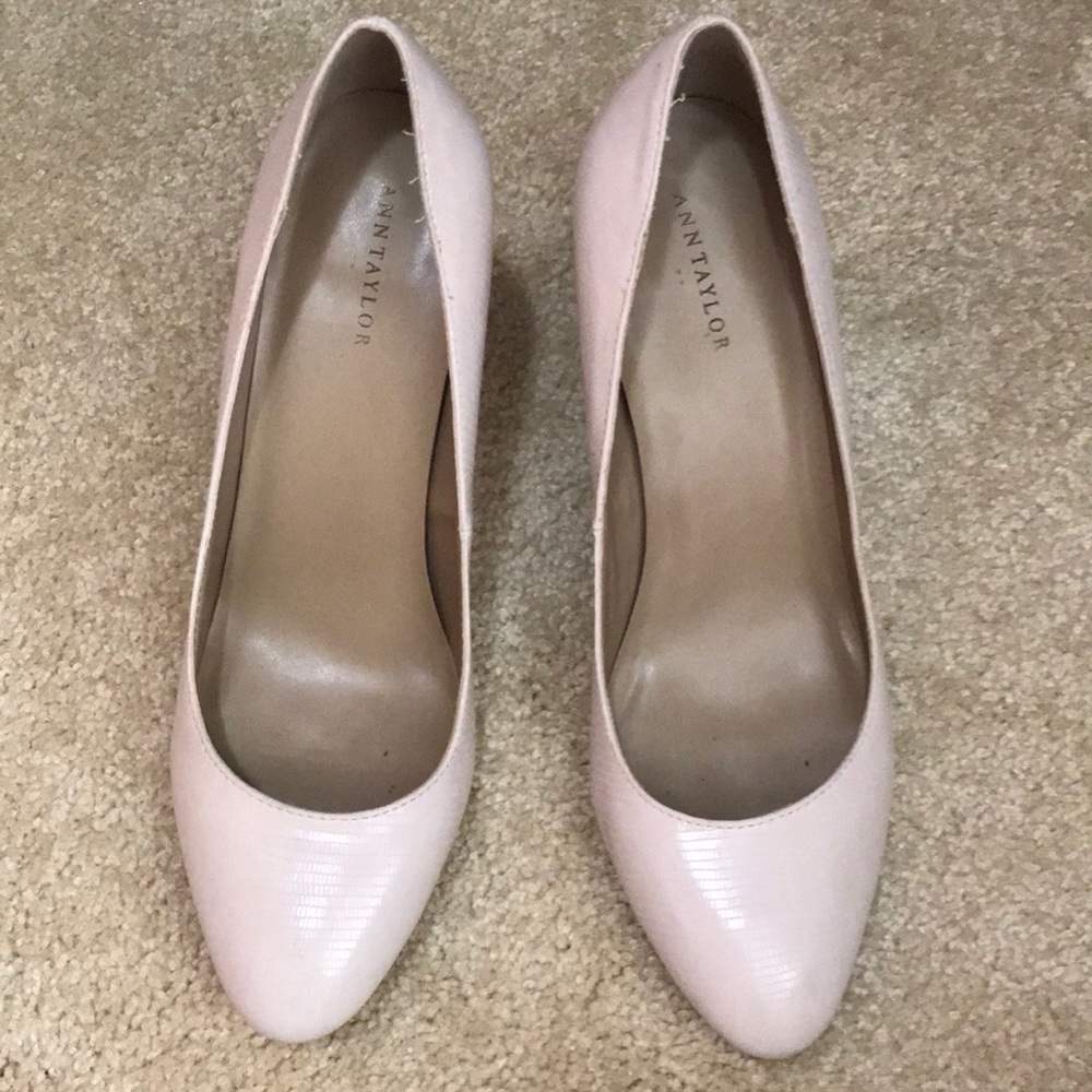 Ann Taylor blush heels